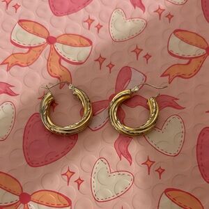Elegant Gold Hoop Earrings